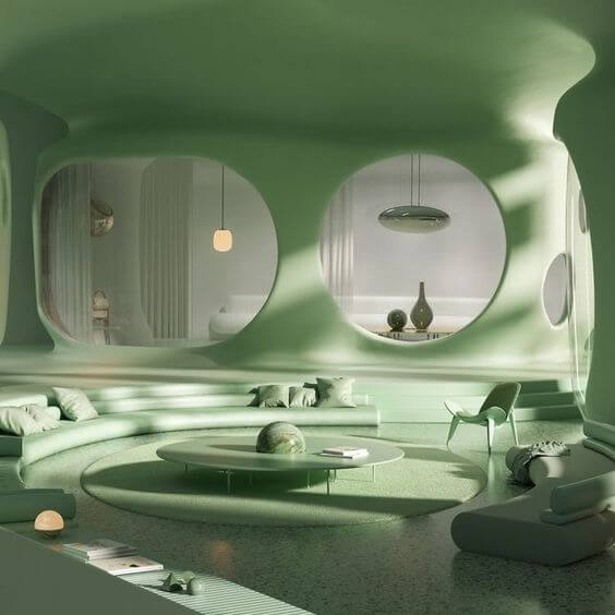 50 Futuristic Interior Design 2022